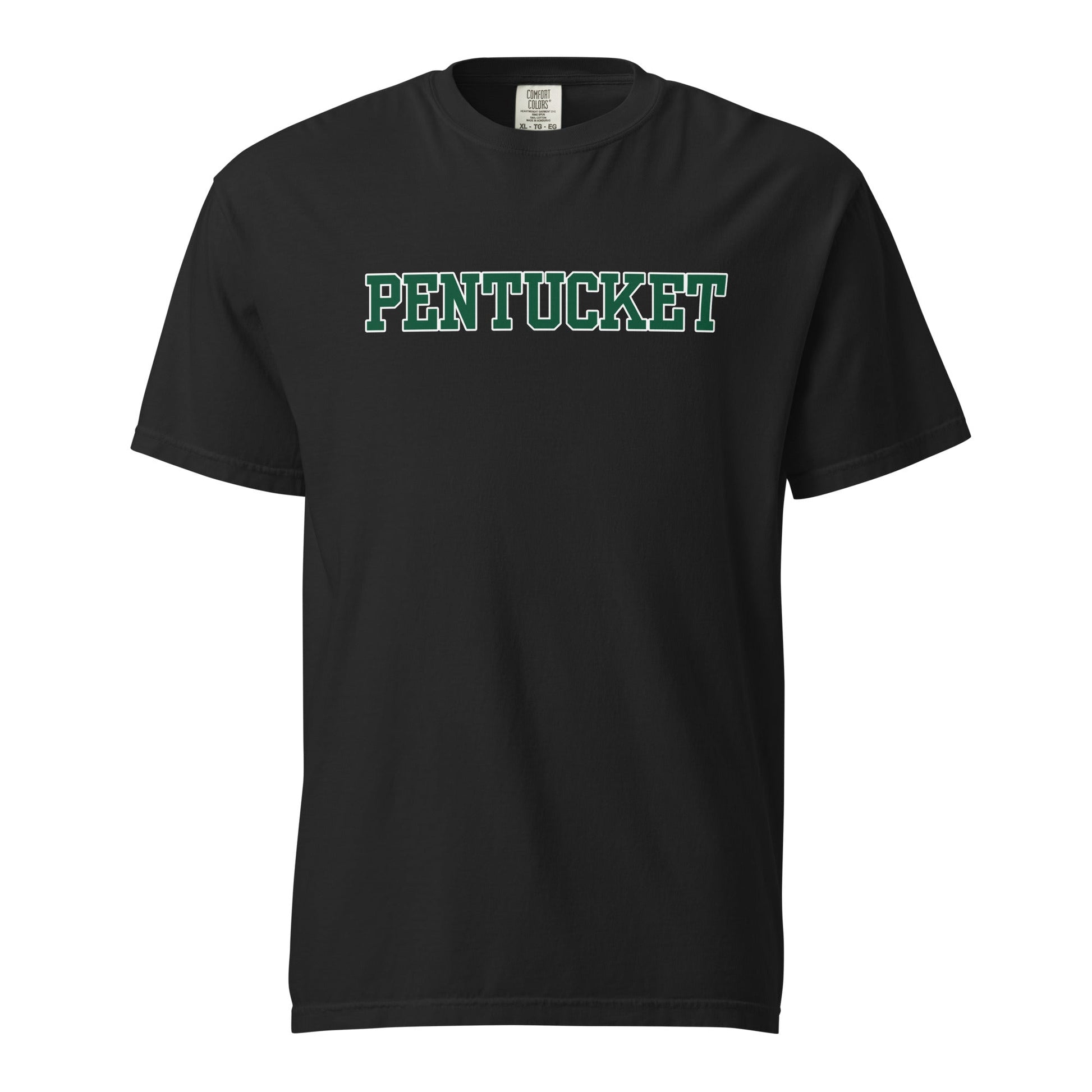 Signature | Comfort Colors T-Shirt | Pentucket Youth Football and Cheer | Script Logo