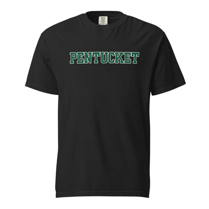 Signature | Comfort Colors T-Shirt | Pentucket Youth Football and Cheer | Script Logo