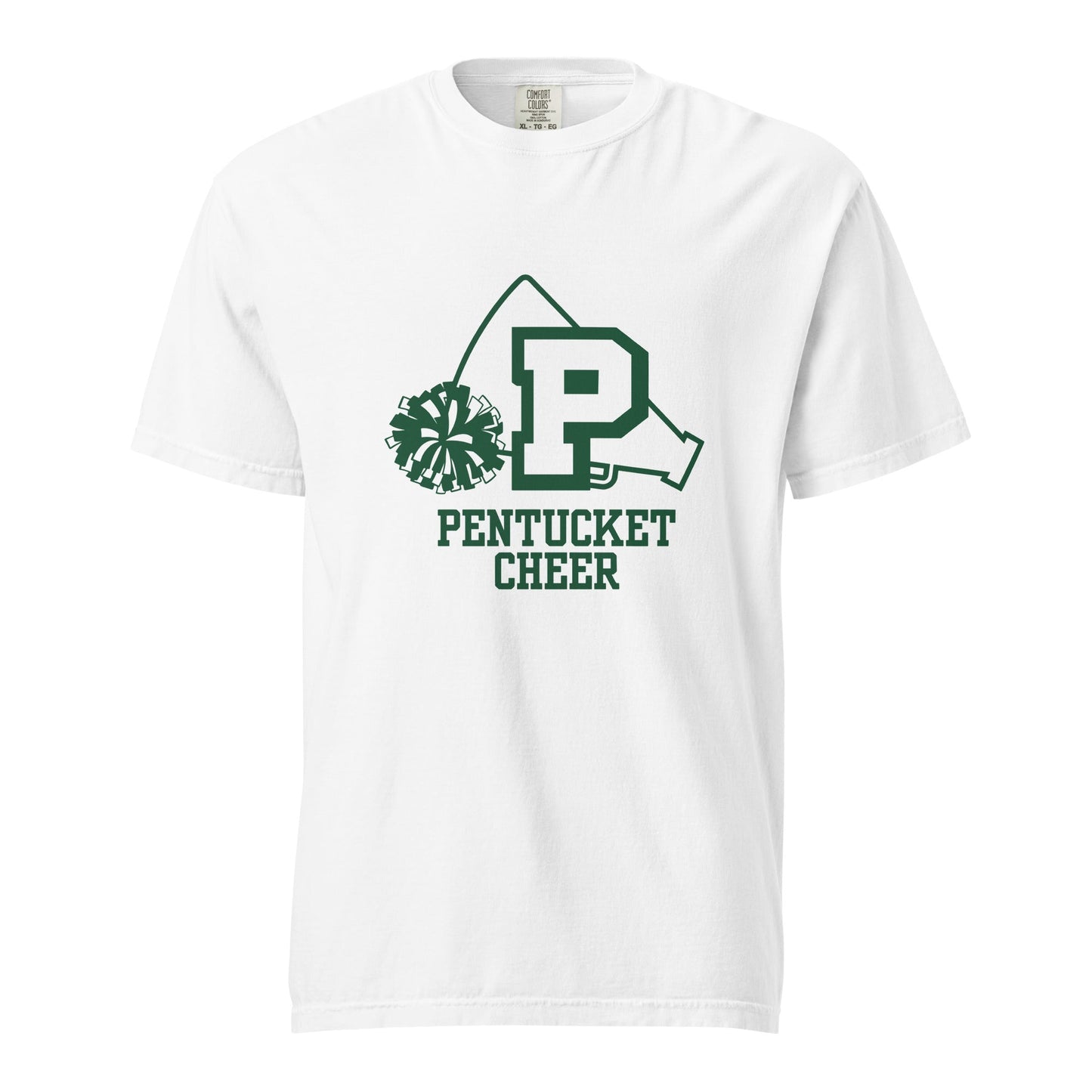 Signature | Comfort Colors T-Shirt | Pentucket Youth Football and Cheer | Sideline Vanguard Logo