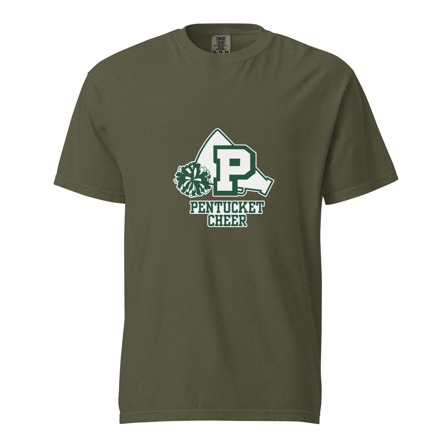 Signature | Comfort Colors T-Shirt | Pentucket Youth Football and Cheer | Sideline Vanguard Logo