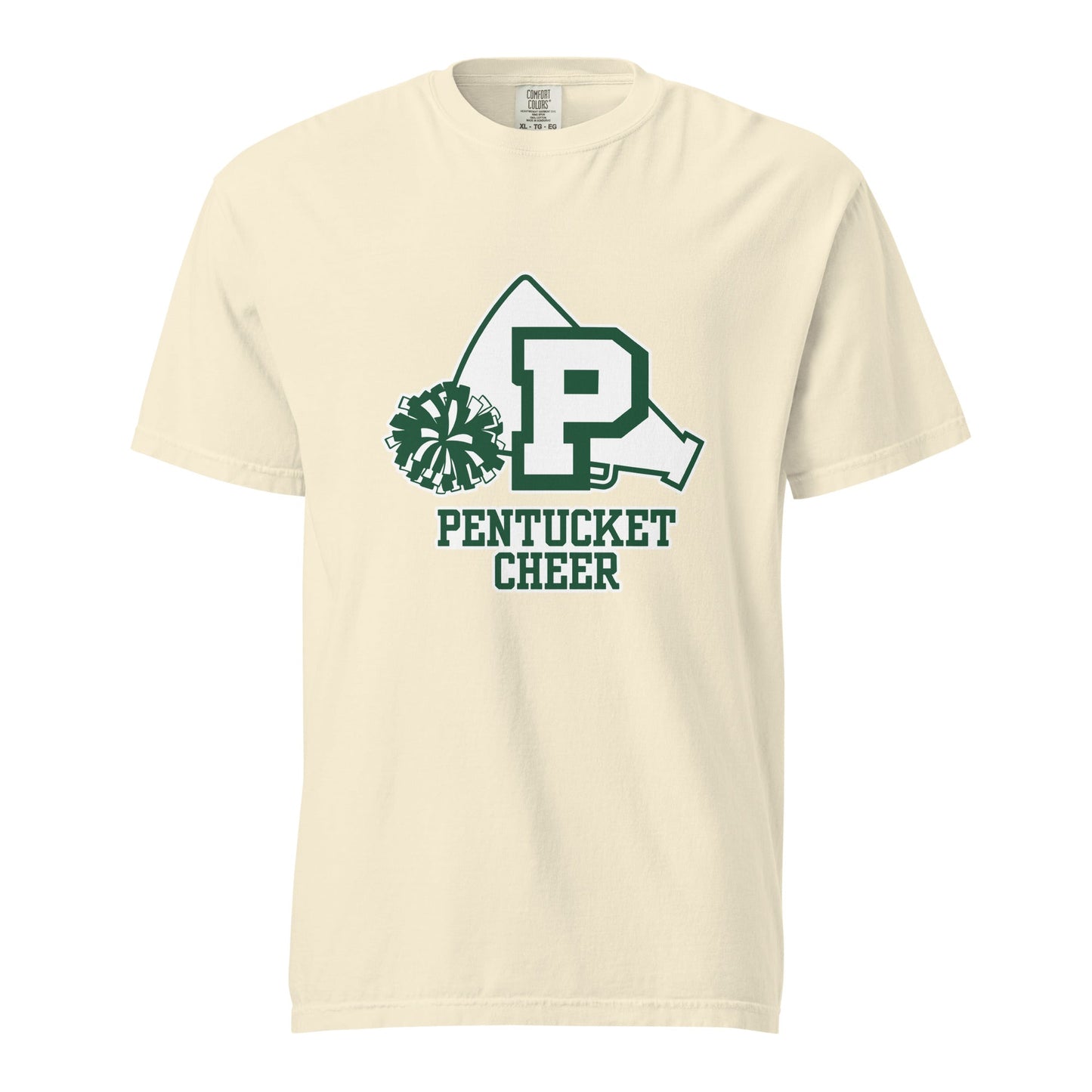 Signature | Comfort Colors T-Shirt | Pentucket Youth Football and Cheer | Sideline Vanguard Logo