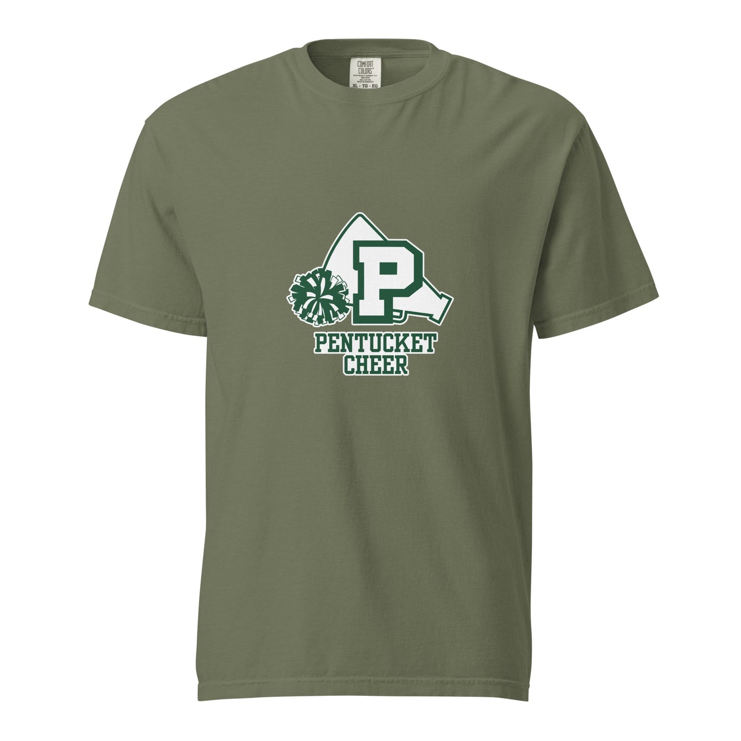 Signature | Comfort Colors T-Shirt | Pentucket Youth Football and Cheer | Sideline Vanguard Logo