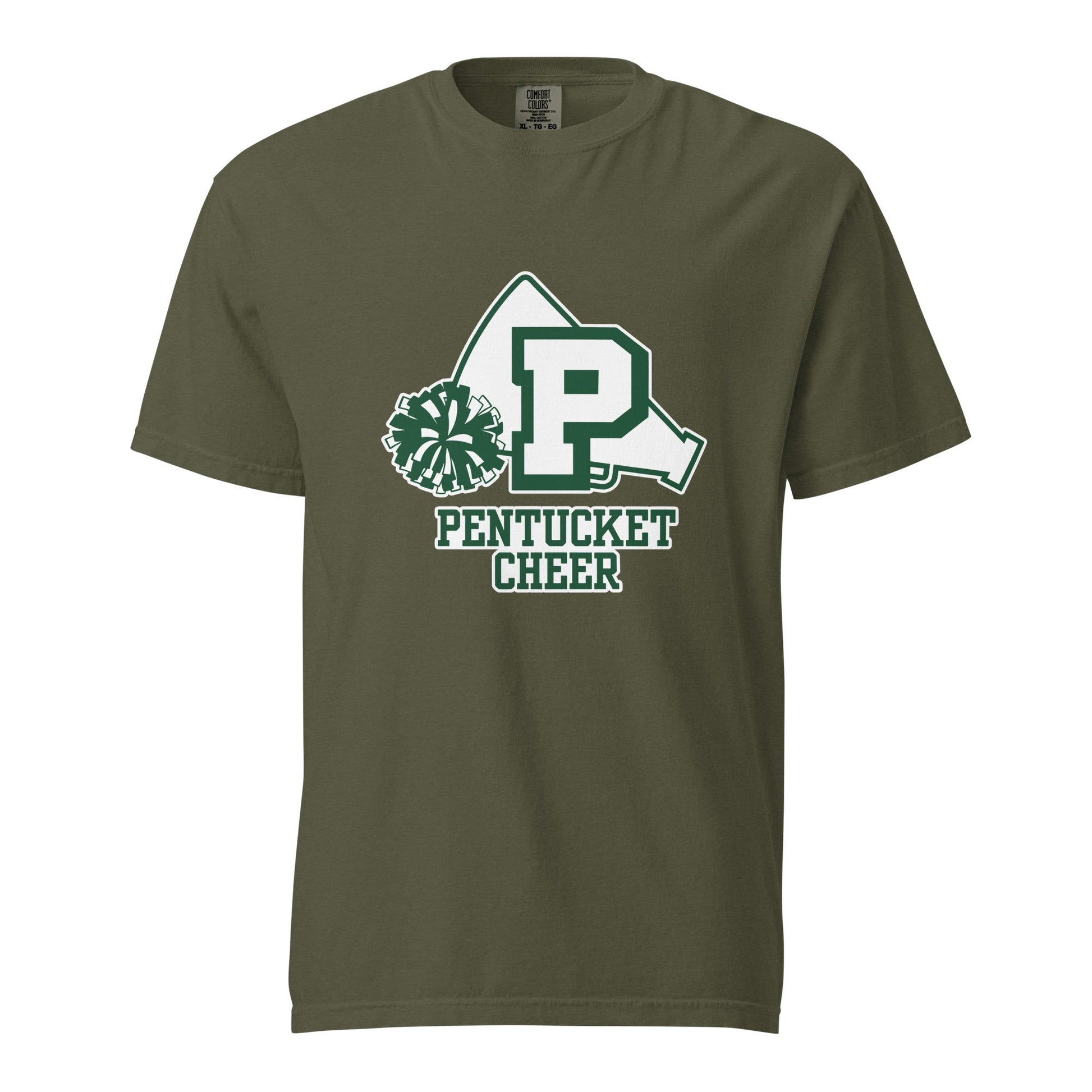 Signature | Comfort Colors T-Shirt | Pentucket Youth Football and Cheer | Sideline Vanguard Logo