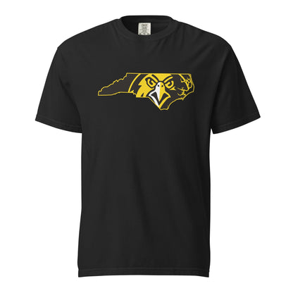 Signature | Comfort Colors T-Shirt | Pfeiffer University Golf | NC Logo