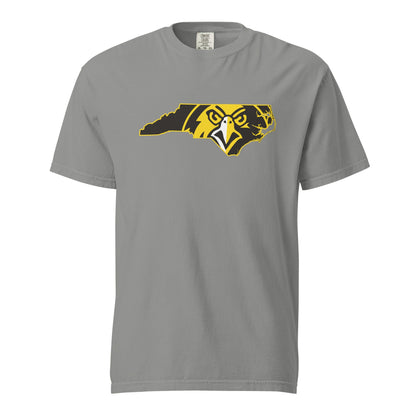 Signature | Comfort Colors T-Shirt | Pfeiffer University Golf | NC Logo