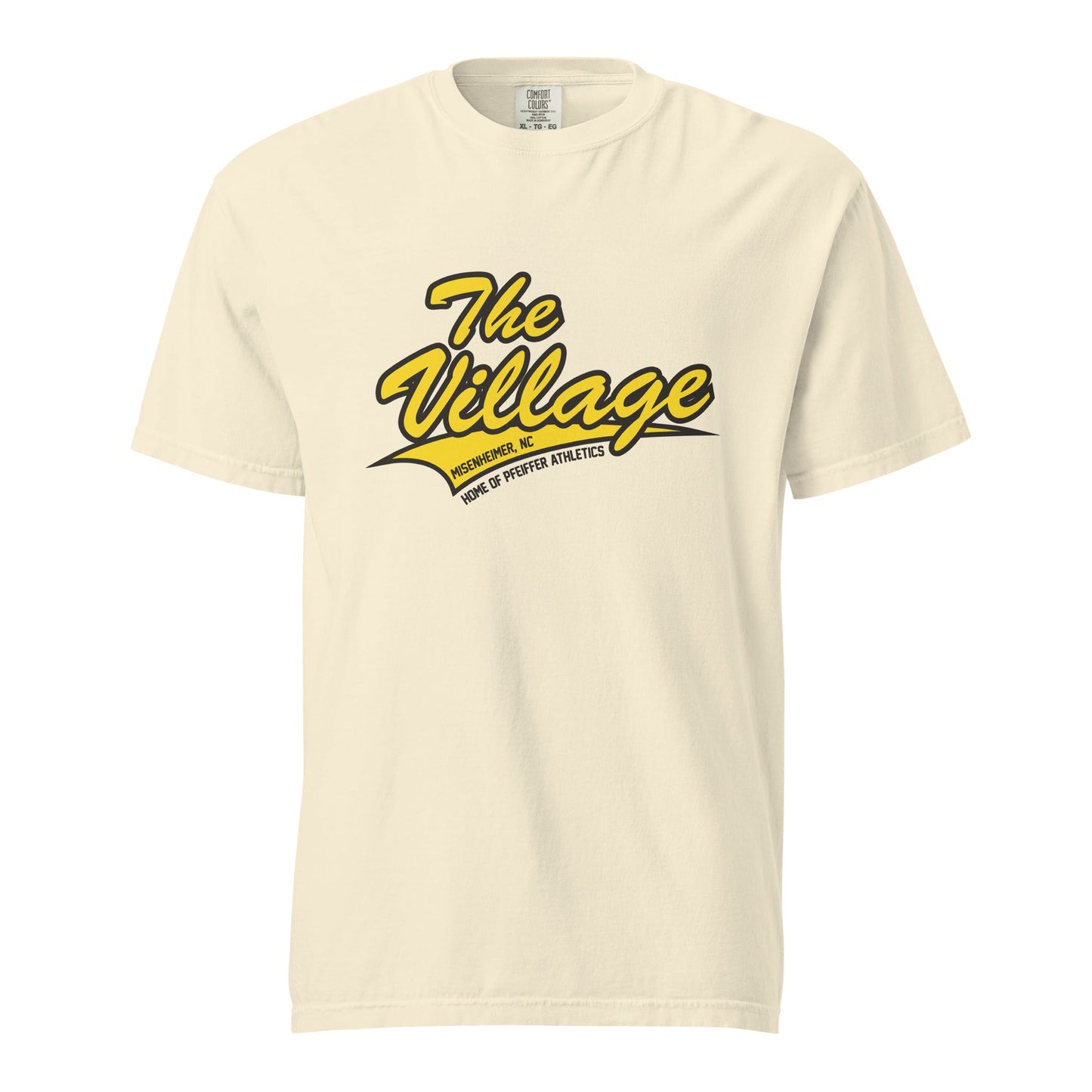 Signature | Comfort Colors T-Shirt | Pfeiffer University Golf | Village Logo