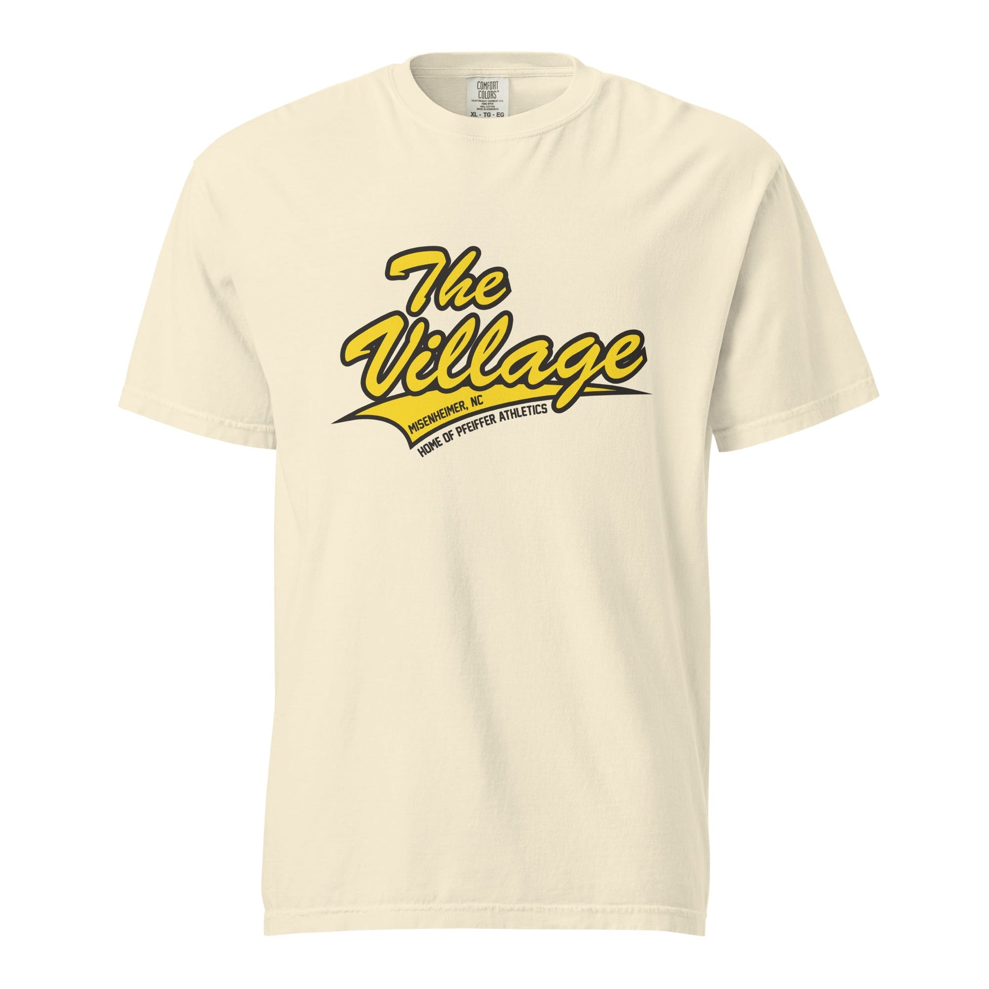 Signature | Comfort Colors T-Shirt | Pfeiffer University Golf | Village Logo