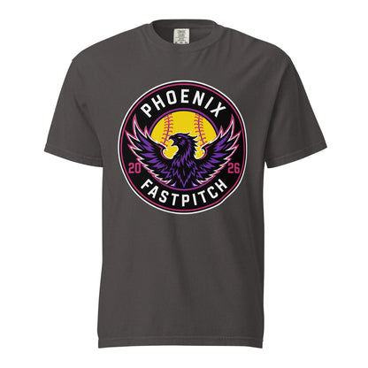 Signature | Comfort Colors T-Shirt | Phoenix Fastpitch | Badge Logo