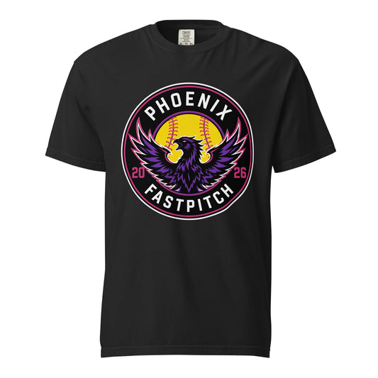 Signature | Comfort Colors T-Shirt | Phoenix Fastpitch | Badge Logo