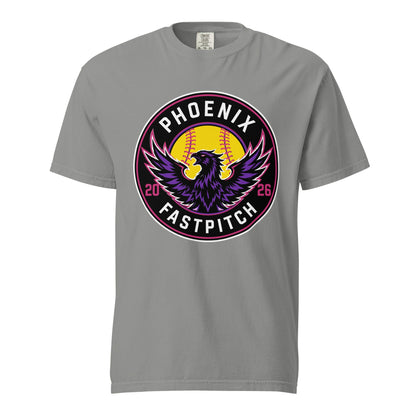 Signature | Comfort Colors T-Shirt | Phoenix Fastpitch | Badge Logo