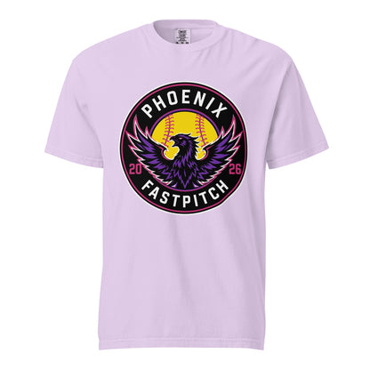 Signature | Comfort Colors T-Shirt | Phoenix Fastpitch | Badge Logo