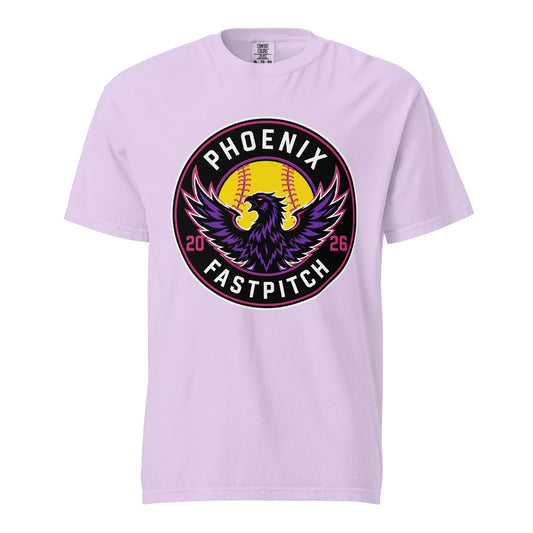 Signature | Comfort Colors T-Shirt | Phoenix Fastpitch | Badge Logo