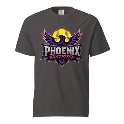 Signature | Comfort Colors T-Shirt | Phoenix Fastpitch | Emblem Logo