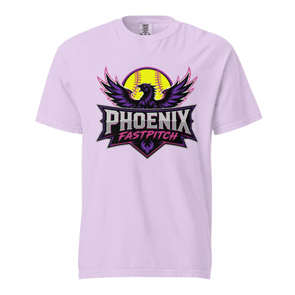 Signature | Comfort Colors T-Shirt | Phoenix Fastpitch | Emblem Logo