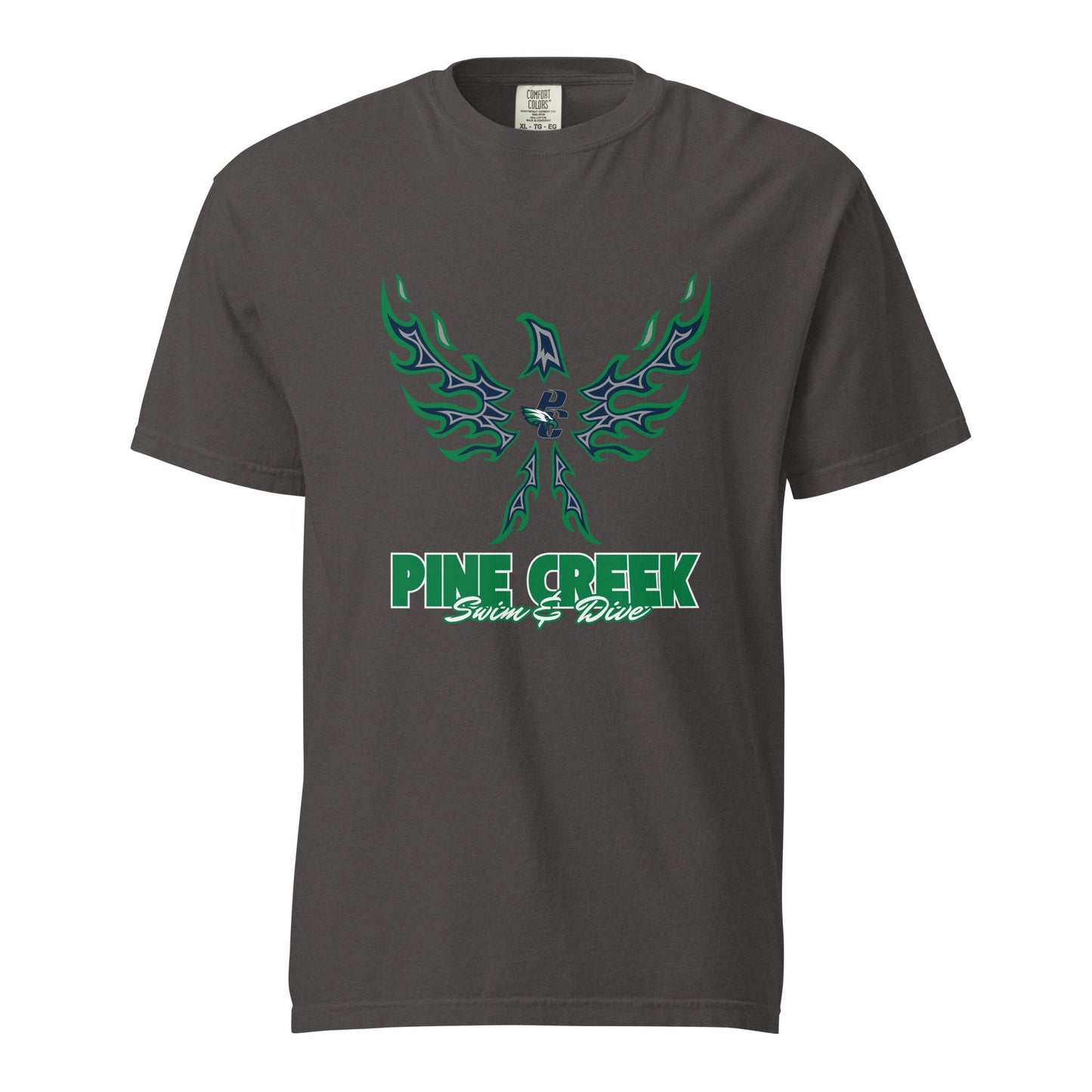 Signature | Comfort Colors T-Shirt | PINE CREEK SWIM & DIVE | '24 Logo