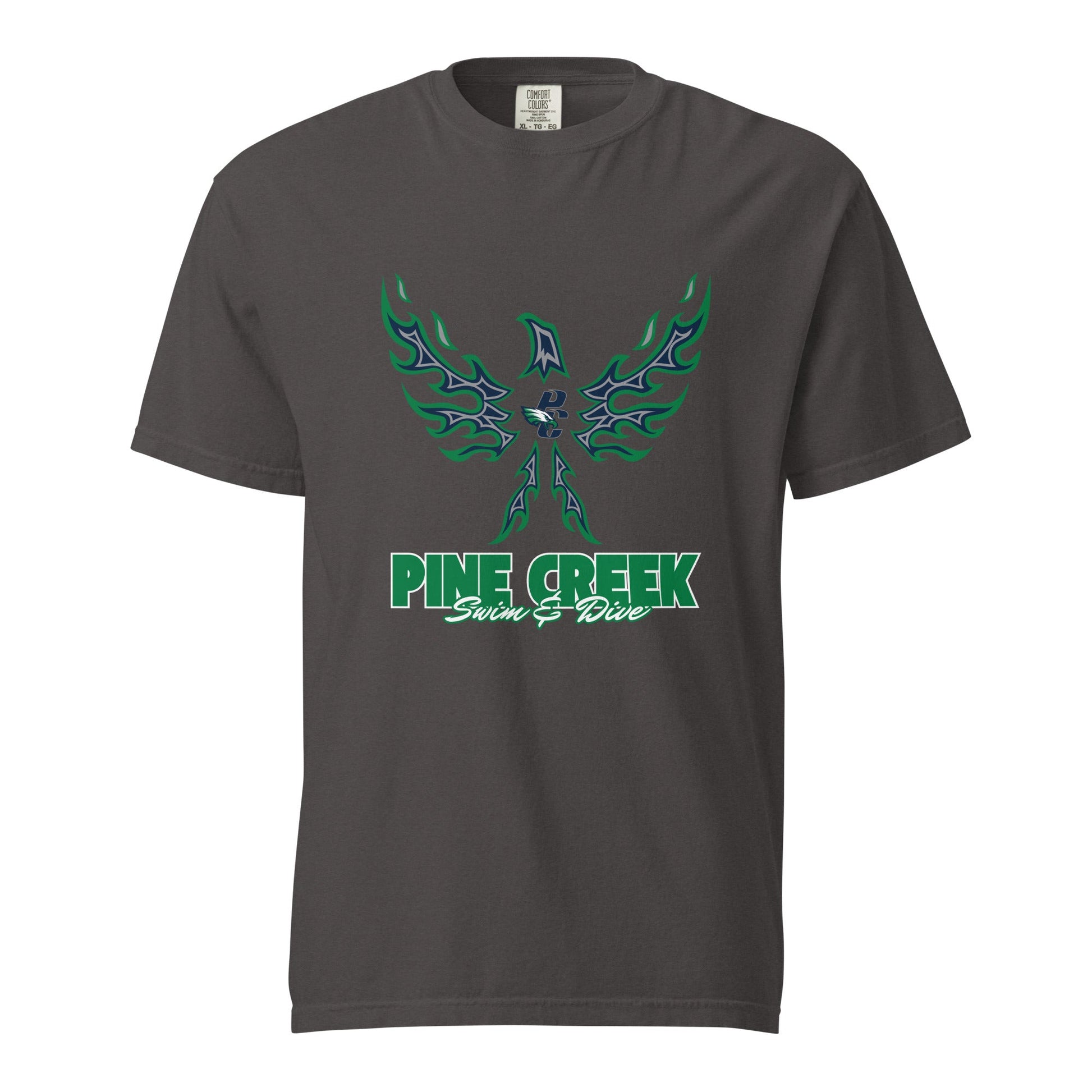 Signature | Comfort Colors T-Shirt | PINE CREEK SWIM & DIVE | '24 Logo