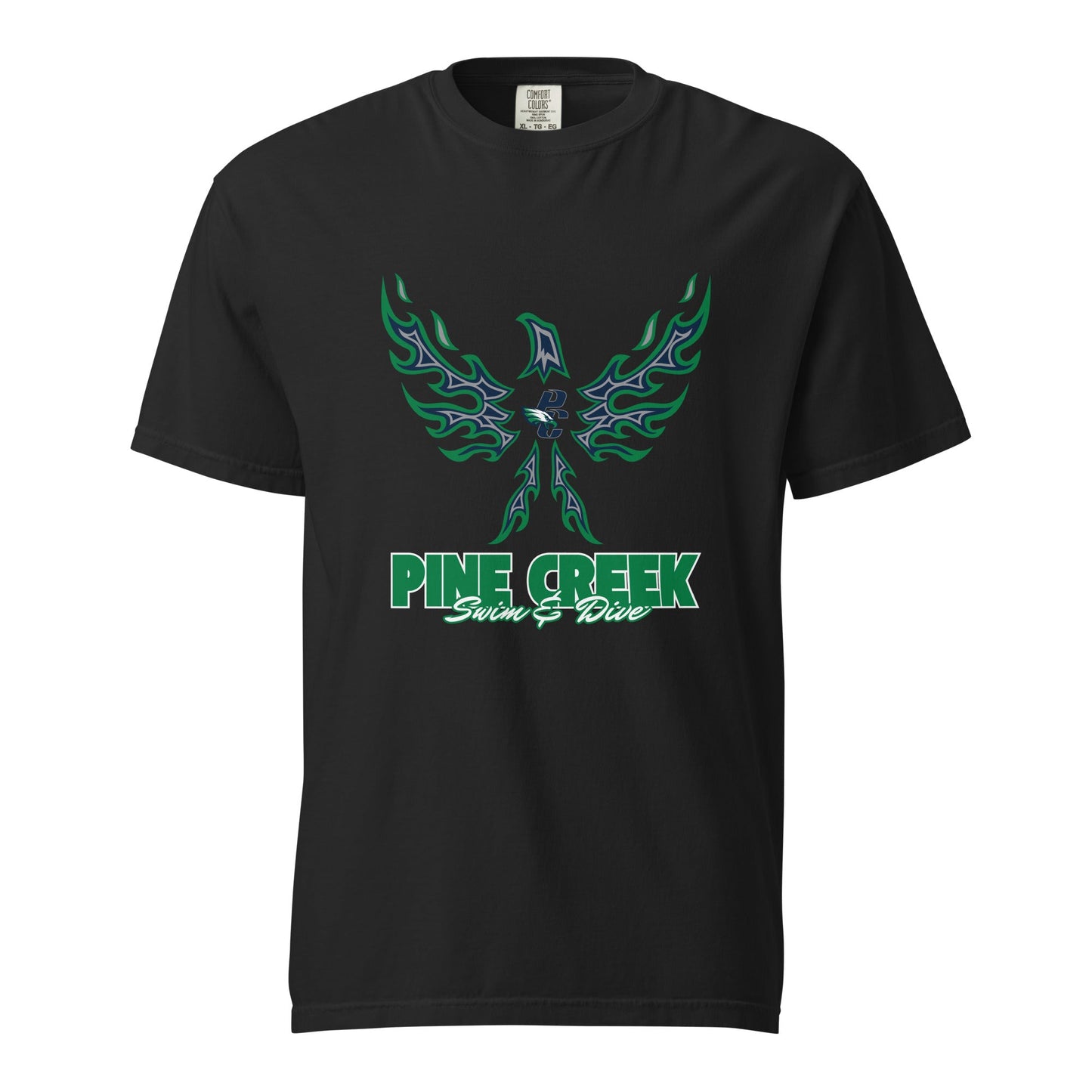 Signature | Comfort Colors T-Shirt | PINE CREEK SWIM & DIVE | '24 Logo