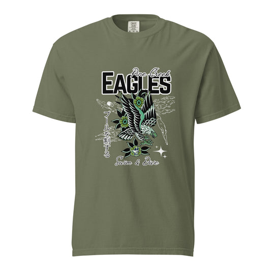 Signature | Comfort Colors T-Shirt | PINE CREEK SWIM & DIVE | '25 Logo