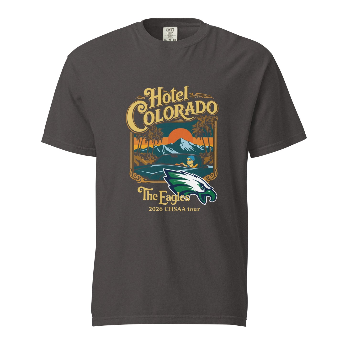 Signature | Comfort Colors T-Shirt | PINE CREEK SWIM & DIVE | Hotel Colorado Logo