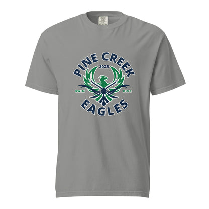 Signature | Comfort Colors T-Shirt | PINE CREEK SWIM & DIVE | Swim & Dive Logo