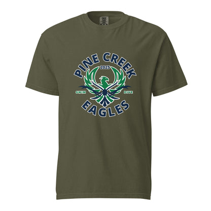 Signature | Comfort Colors T-Shirt | PINE CREEK SWIM & DIVE | Swim & Dive Logo