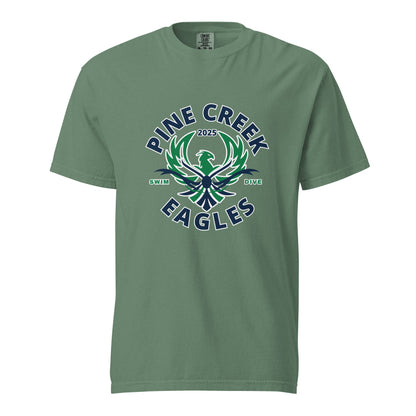Signature | Comfort Colors T-Shirt | PINE CREEK SWIM & DIVE | Swim & Dive Logo