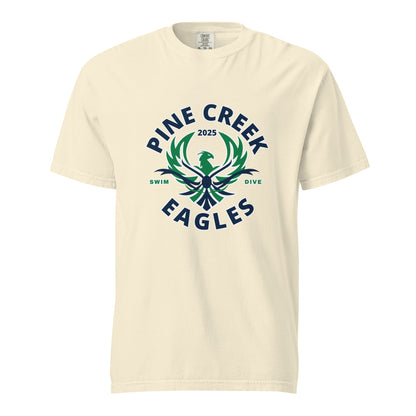 Signature | Comfort Colors T-Shirt | PINE CREEK SWIM & DIVE | Swim & Dive Logo