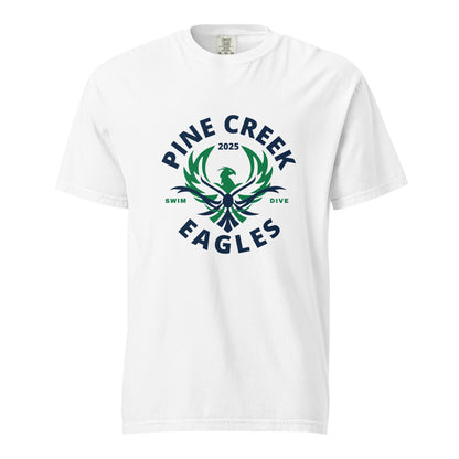 Signature | Comfort Colors T-Shirt | PINE CREEK SWIM & DIVE | Swim & Dive Logo