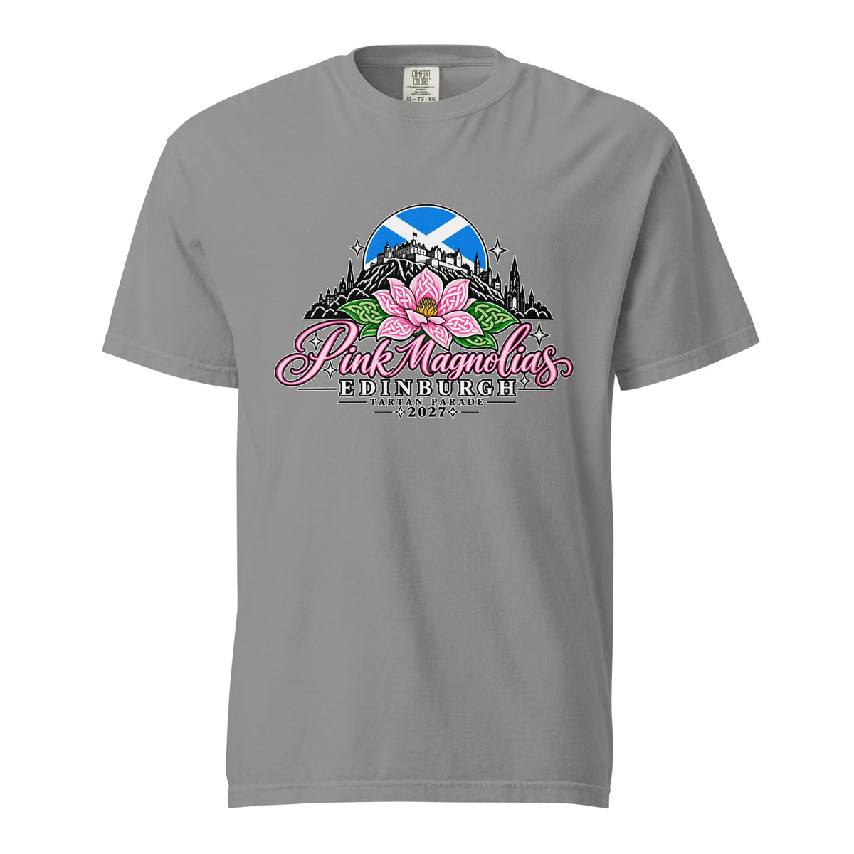 Signature | Comfort Colors T-Shirt | Pink Magnolias Dance | Vanguard Logo