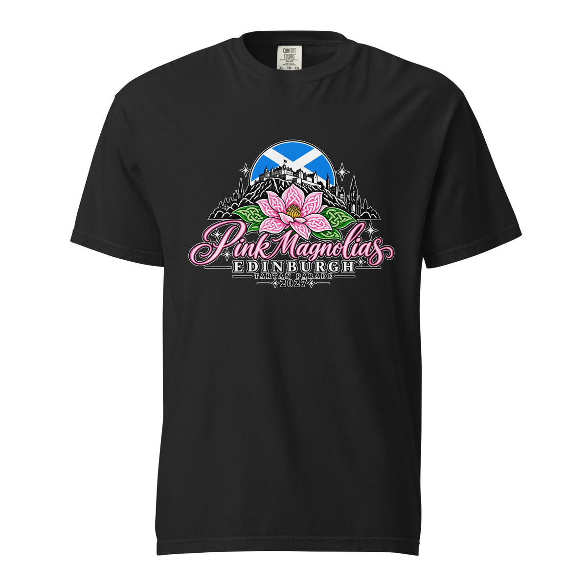 Signature | Comfort Colors T-Shirt | Pink Magnolias Dance | Vanguard Logo