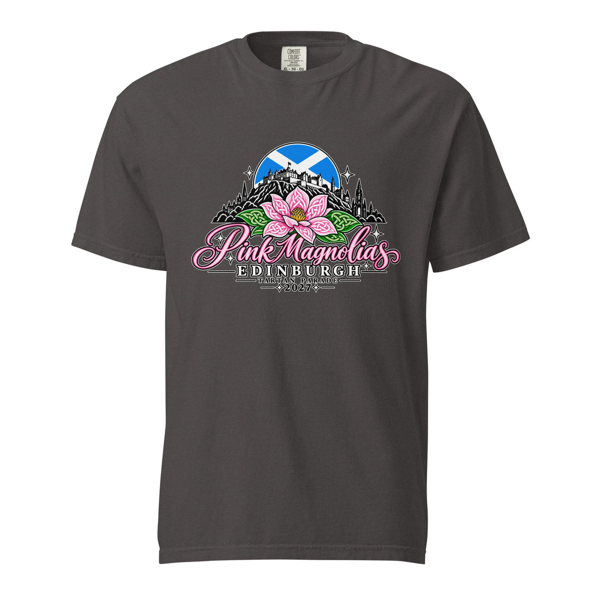 Signature | Comfort Colors T-Shirt | Pink Magnolias Dance | Vanguard Logo