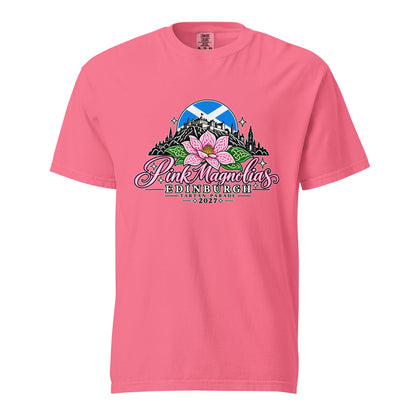 Signature | Comfort Colors T-Shirt | Pink Magnolias Dance | Vanguard Logo