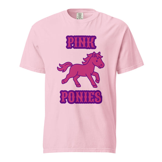 Signature | Comfort Colors T-Shirt | Pink Pony Athletic Club | Emblem Logo