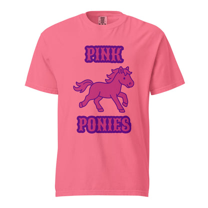 Signature | Comfort Colors T-Shirt | Pink Pony Athletic Club | Emblem Logo
