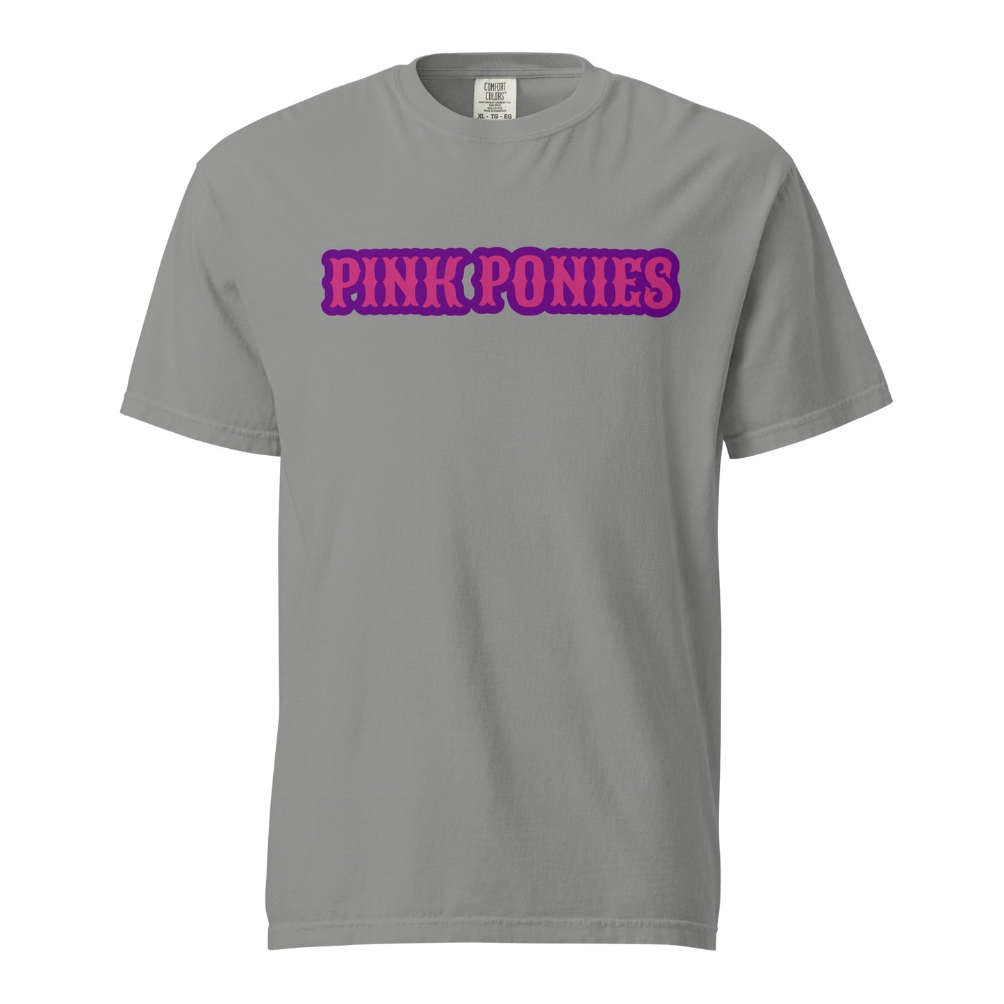 Signature | Comfort Colors T-Shirt | Pink Pony Athletic Club | Script Logo
