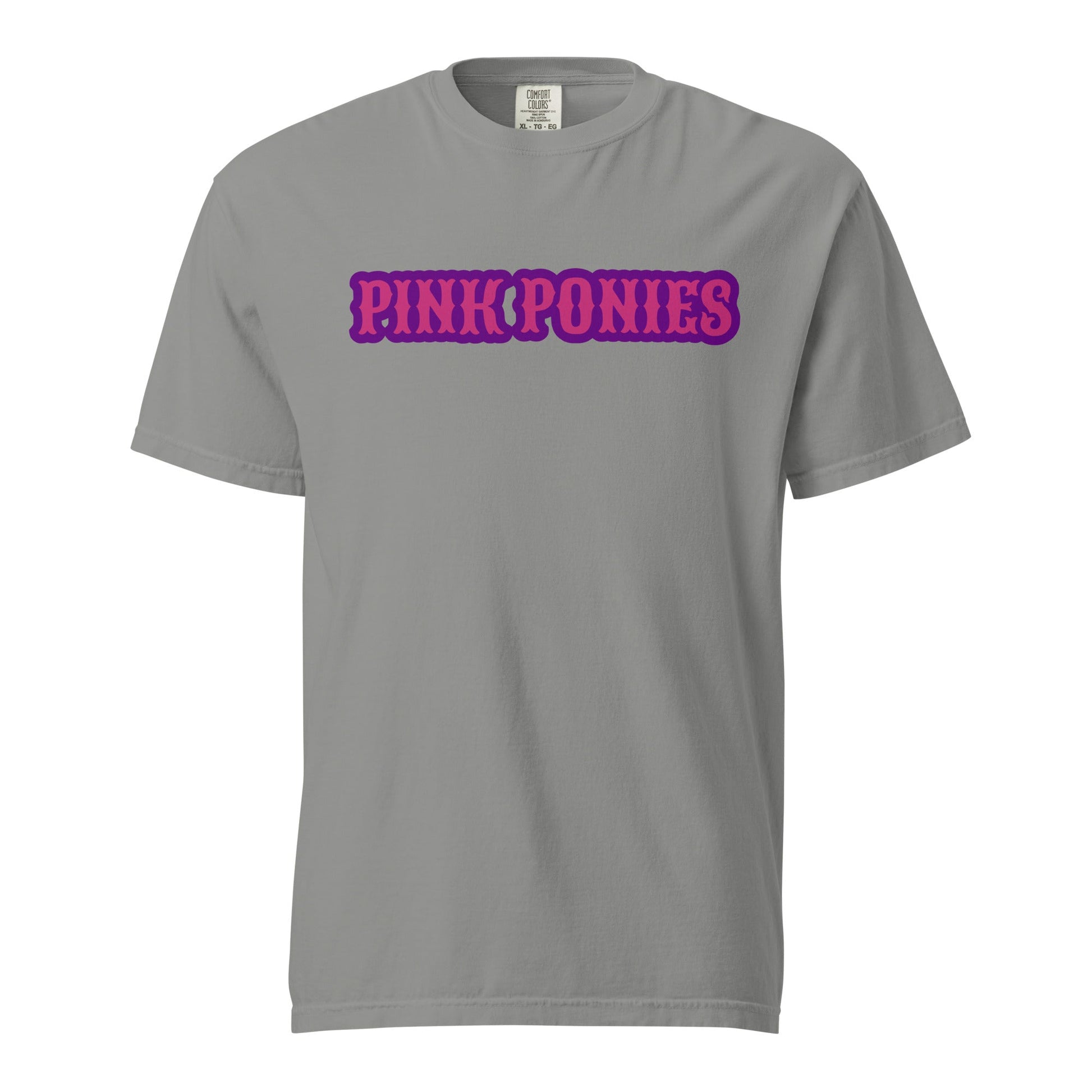 Signature | Comfort Colors T-Shirt | Pink Pony Athletic Club | Script Logo