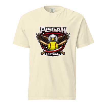Signature | Comfort Colors T-Shirt | Pisgah Rec League | Eagle Softball Logo
