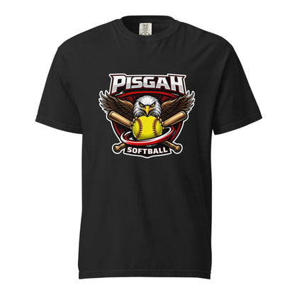 Signature | Comfort Colors T-Shirt | Pisgah Rec League | Eagle Softball Logo
