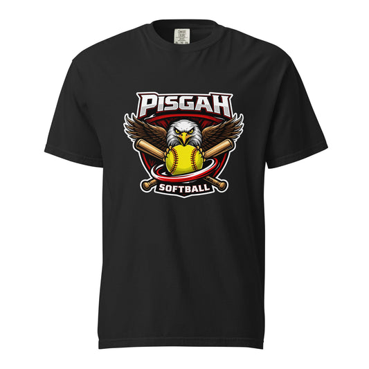 Signature | Comfort Colors T-Shirt | Pisgah Rec League | Eagle Softball Logo