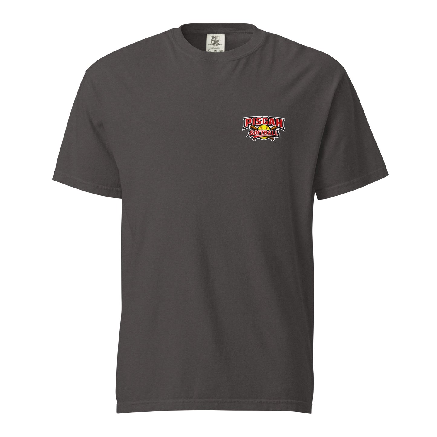Signature | Comfort Colors T-Shirt | Pisgah Rec League | Pisgah Softball Logo