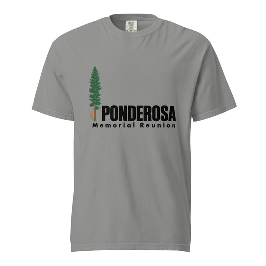 Signature | Comfort Colors T-Shirt | ponderosa reunion | Memorial Logo
