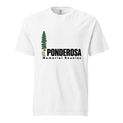 Signature | Comfort Colors T-Shirt | ponderosa reunion | Memorial Logo