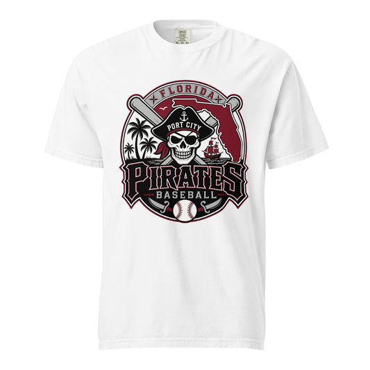 Signature | Comfort Colors T-Shirt | Port City Pirates | Emblem Logo