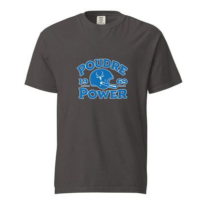 Signature | Comfort Colors T-Shirt | Poudre Football | Crest Logo