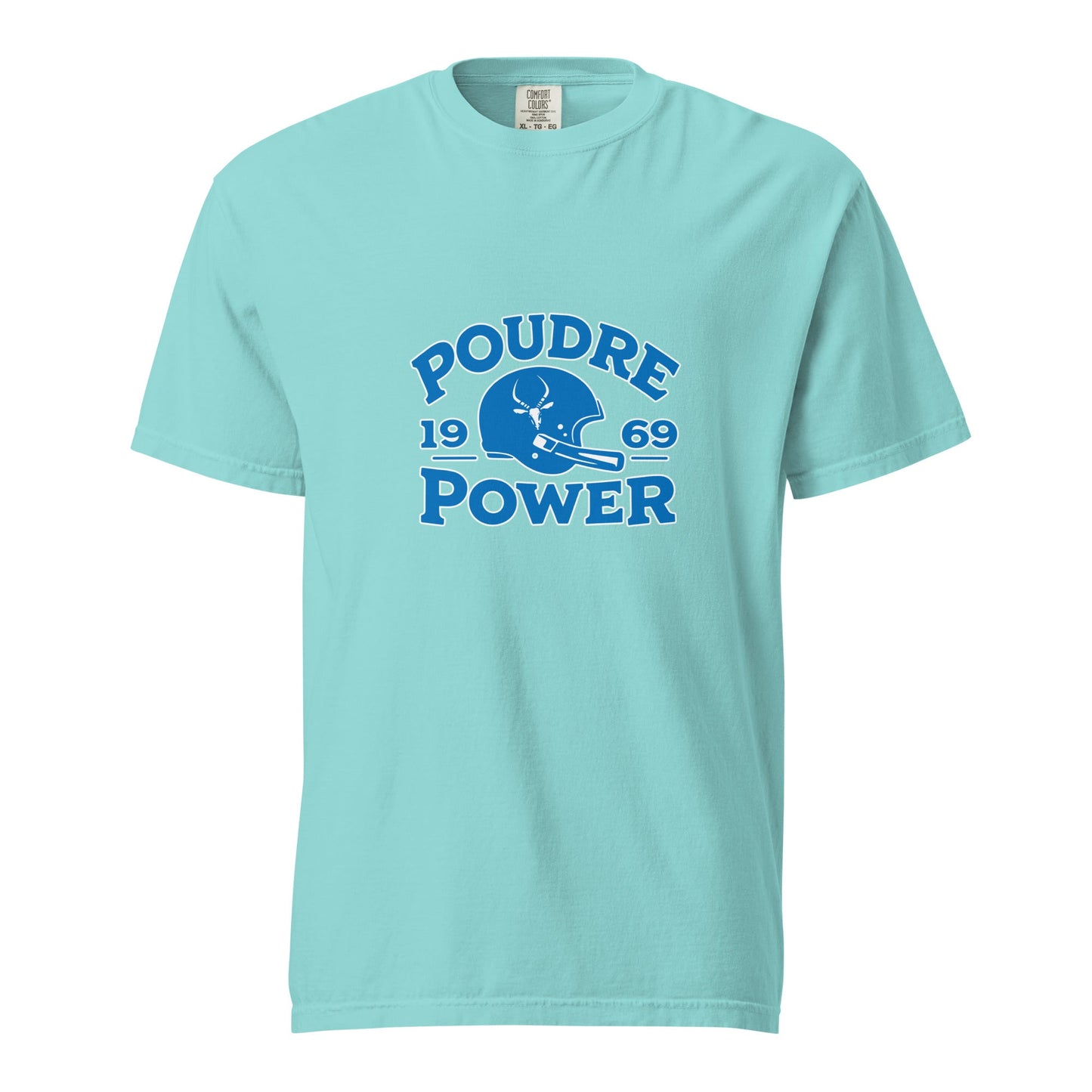 Signature | Comfort Colors T-Shirt | Poudre Football | Crest Logo