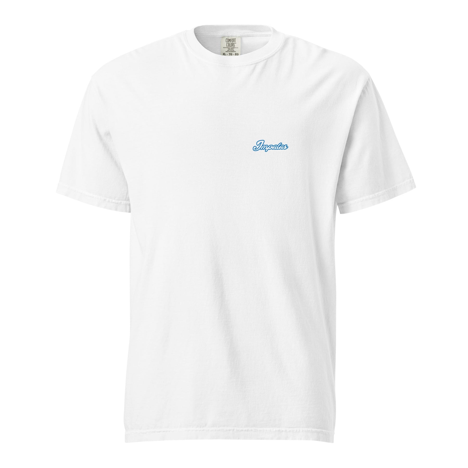 Signature | Comfort Colors T-Shirt | Poudre Football | Crownline Script Logo
