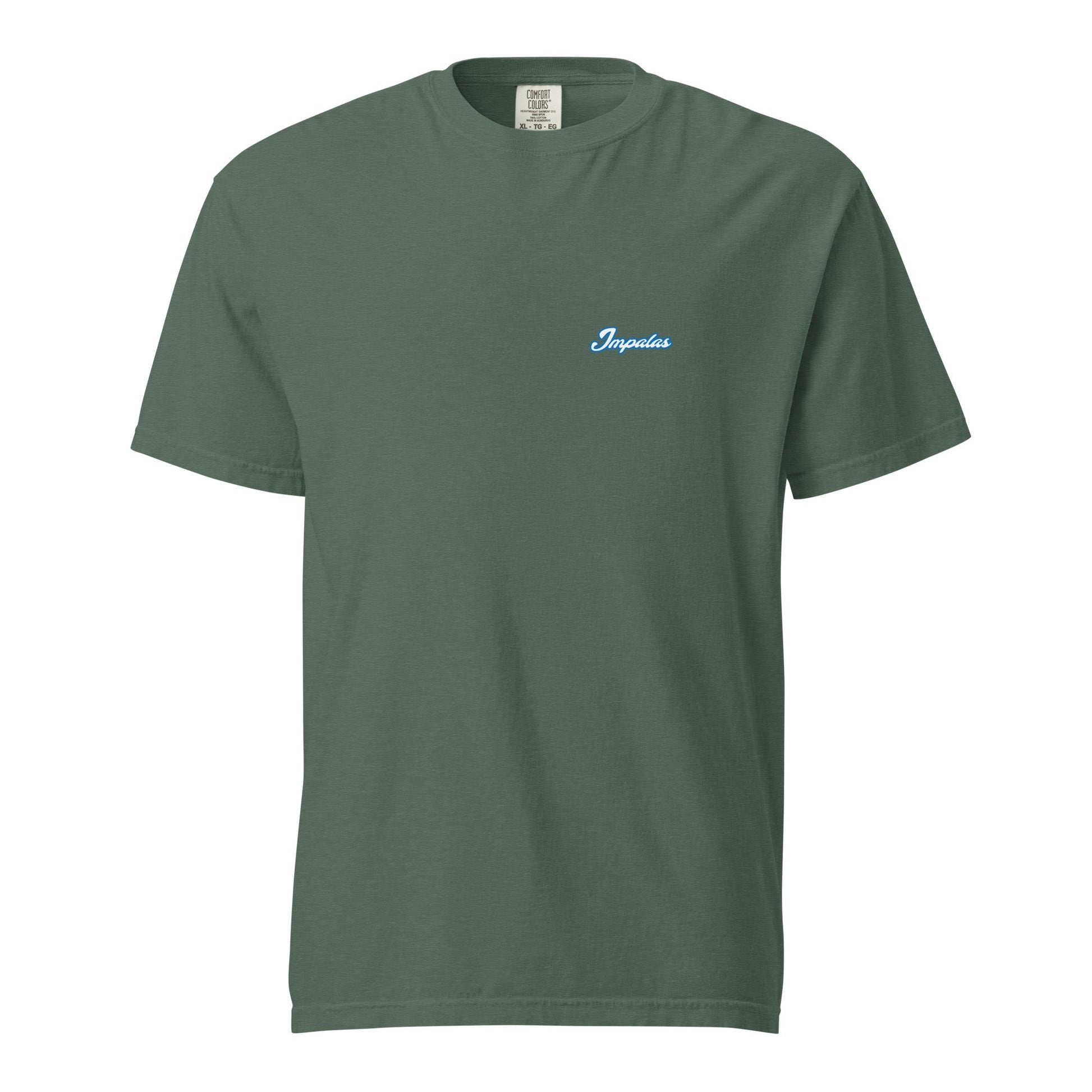 Signature | Comfort Colors T-Shirt | Poudre Football | Crownline Script Logo