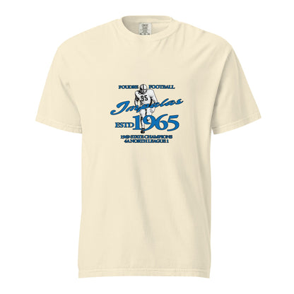 Signature | Comfort Colors T-Shirt | Poudre Football | Dynasty Athletics Logo