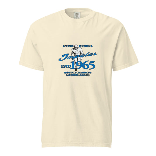 Signature | Comfort Colors T-Shirt | Poudre Football | Dynasty Athletics Logo