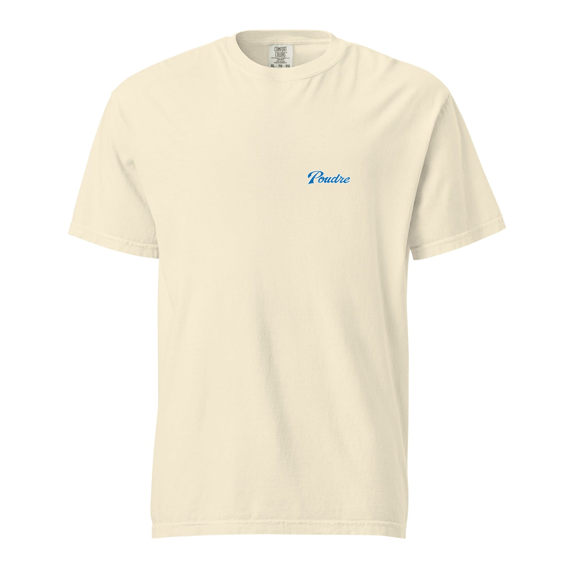 Signature | Comfort Colors T-Shirt | Poudre Football | Emblem Logo